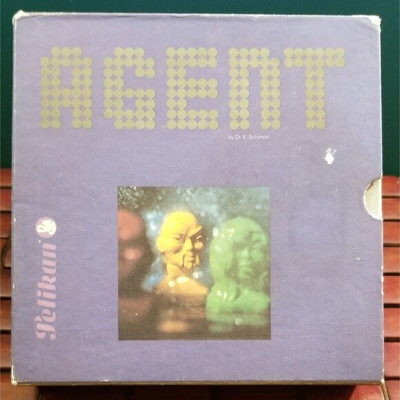 Rare Vintage 1976 Agent Aka Conspiracy Secret Agent Board Game Pelikan 2nd Ed. - Picture 1 of 5